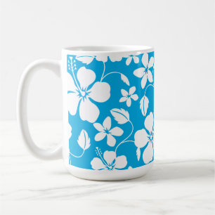 HAWAIIAN HULA (HIBISKUS) BLAU KAFFEETASSE
