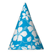 HAWAIIAN HULA (HIBISKUS) BLAU PARTYHÜTCHEN (Rechts)