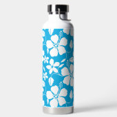 HAWAIIAN HULA (HIBISKUS) BLAUE WASSERFLASCHE TRINKFLASCHE (links)