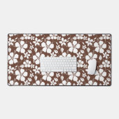 HAWAIIAN HULA (HIBISKUS) BROWN SCHREIBTISCHUNTERLAGE (Tastatur & Maus)