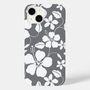 HAWAIIAN HULA (HIBISKUS) GRAY Case-Mate iPhone 14 HÜLLE