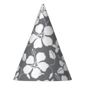 HAWAIIAN HULA (HIBISKUS) GRAY PARTYHÜTCHEN (Links)