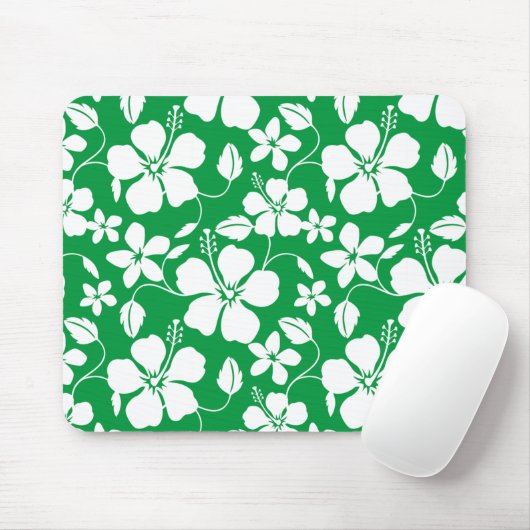 HAWAIIAN HULA (HIBISKUS) GRÜNE MOUSEPAD (Mit Mouse)