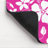 HAWAIIAN HULA (HIBISKUS) HITZPINK MOUSEPAD (Ecke)