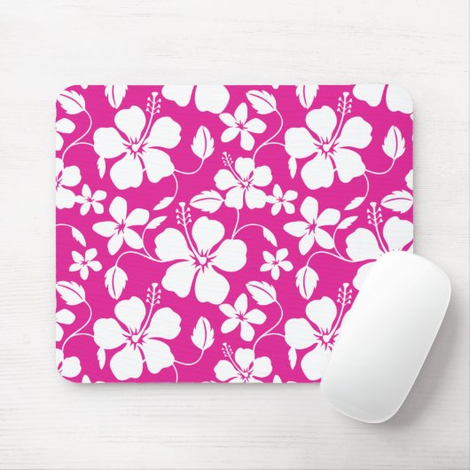 HAWAIIAN HULA (HIBISKUS) HITZPINK MOUSEPAD (Mit Mouse)