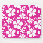 HAWAIIAN HULA (HIBISKUS) HITZPINK MOUSEPAD (Vorne)