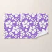 HAWAIIAN HULA (HIBISKUS) LICHT LILA BADHANDTUCH SET (Handtuch)