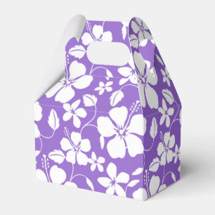 HAWAIIAN HULA (HIBISKUS) LICHT LILA FAVOR BOX GESCHENKSCHACHTEL