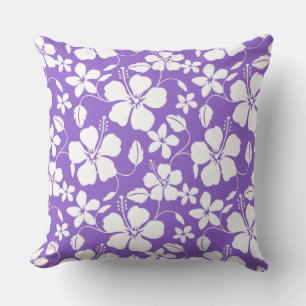 HAWAIIAN HULA (HIBISKUS) LICHT LILA KISSEN