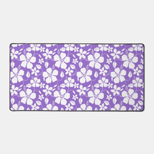 HAWAIIAN HULA (HIBISKUS) LICHT LILA SCHREIBTISCHUNTERLAGE (Vorderseite)