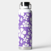 HAWAIIAN HULA (HIBISKUS) LICHT LILA TRINKFLASCHE (Rückseite)