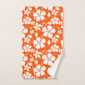 HAWAIIAN HULA (HIBISKUS) LIGHT ORANGE BADHANDTUCH SET (Handtuch)