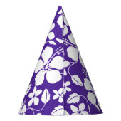 HAWAIIAN HULA (HIBISKUS) LILA PARTYHÜTCHEN (Rückseite)