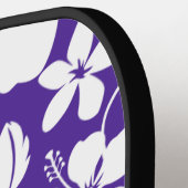 HAWAIIAN HULA (HIBISKUS) LILA PICKLEBALL SCHLÄGER (Linke Seite)