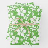 HAWAIIAN HULA (HIBISKUS) LIMON GESCHENKPAPIER SET (Beispiel)