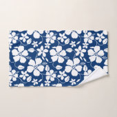 HAWAIIAN HULA (HIBISKUS) NAVY BATH TOWEL SET (Handtuch)