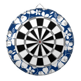 HAWAIIAN HULA (HIBISKUS) NAVY DARTSCHEIBE