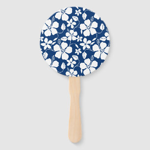 HAWAIIAN HULA (HIBISKUS) NAVY FÄCHER