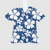 HAWAIIAN HULA (HIBISKUS) NAVY ORNAMENT (Rückseite)