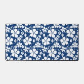 HAWAIIAN HULA (HIBISKUS) NAVY SCHREIBTISCHUNTERLAGE (Vorderseite)