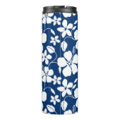 HAWAIIAN HULA (HIBISKUS) NAVY THERMOSBECHER (Rückseite)