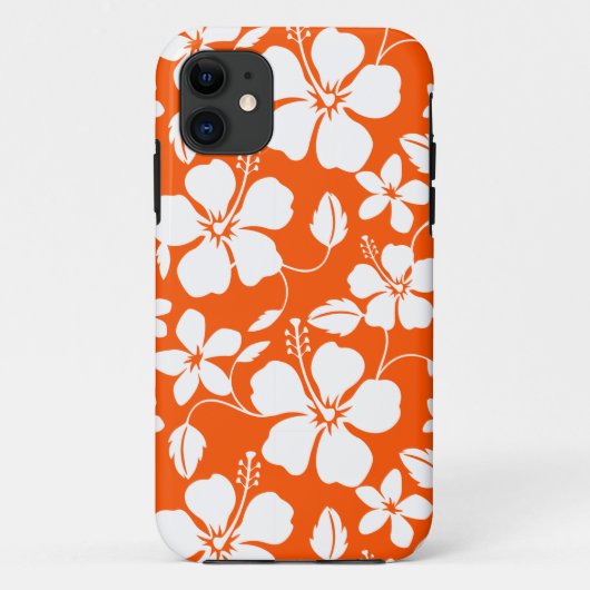 HAWAIIAN HULA (HIBISKUS) ORANGE Case-Mate iPhone HÜLLE (Rückseite)