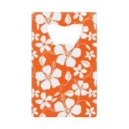 HAWAIIAN HULA (HIBISKUS) ORANGE GELDBEUTEL FLASCHENÖFFNER