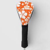 HAWAIIAN HULA (HIBISKUS) ORANGE GOLF HEADCOVER (Vorderseite)