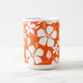 HAWAIIAN HULA (HIBISKUS) ORANGE KAFFEETASSE (Mittel)
