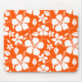 HAWAIIAN HULA (HIBISKUS) ORANGE MOUSEPAD (Vorne)
