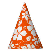 HAWAIIAN HULA (HIBISKUS) ORANGE PARTYHÜTCHEN (Rechts)