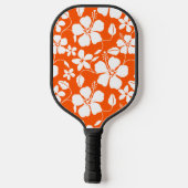 HAWAIIAN HULA (HIBISKUS) ORANGE PICKLEBALL SCHLÄGER (Rückseite)