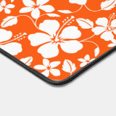 HAWAIIAN HULA (HIBISKUS) ORANGE SCHREIBTISCHUNTERLAGE (Ecke)