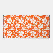 HAWAIIAN HULA (HIBISKUS) ORANGE SCHREIBTISCHUNTERLAGE (Vorderseite)