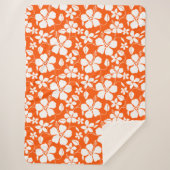 HAWAIIAN HULA (HIBISKUS) ORANGE SHERPADECKE (Vorderseite)