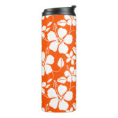 HAWAIIAN HULA (HIBISKUS) ORANGE THERMOSBECHER (Nach links gedreht)