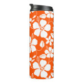 HAWAIIAN HULA (HIBISKUS) ORANGE THERMOSBECHER (Nach rechts gedreht)