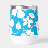 HAWAIIAN (HULA) HIBISKUS PATTER IN BLAU (Rechts)