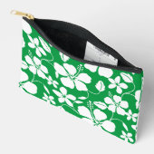 HAWAIIAN HULA (HIBISKUS) PATTER IN GRÜNE ZUBEHÖRTASCHE (Offen)