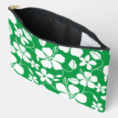 HAWAIIAN HULA (HIBISKUS) PATTER IN GRÜNE ZUBEHÖRTASCHE (Offen)