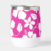 HAWAIIAN (HULA) HIBISKUS PATTER IN HOT PINK (Rechts)