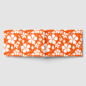 HAWAIIAN HULA (HIBISKUS) PATTER IN ORANGE GÄSTEBUCH (Voll)