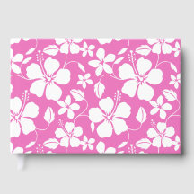 HAWAIIAN HULA (HIBISKUS) PATTER IN PINK