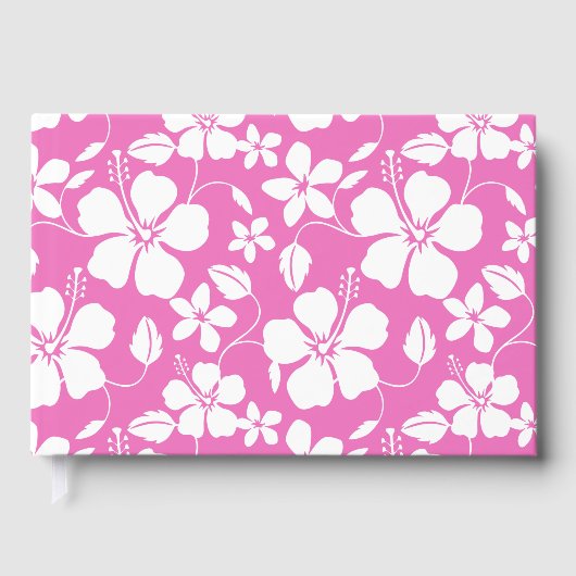 HAWAIIAN HULA (HIBISKUS) PATTER IN PINK GÄSTEBUCH (Vorderseite)