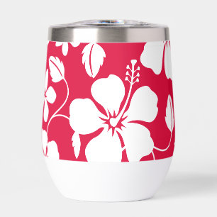 HAWAIIAN (HULA) HIBISKUS PATTER IN ROT