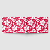 HAWAIIAN HULA (HIBISKUS) PATTER IN ROT GÄSTEBUCH (Voll)