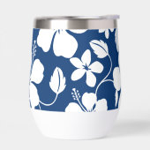 HAWAIIAN (HULA) HIBISKUS PATTERN IN NAVY (Links)