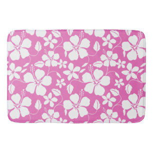 HAWAIIAN HULA (HIBISKUS) PINK BADEMATTE