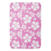 HAWAIIAN HULA (HIBISKUS) PINK BADEMATTE (Vorderseite Vertikal)