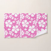 HAWAIIAN HULA (HIBISKUS) PINK BATH TOWEL SET (Handtuch)
